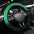 Moko Kauae New Zealand Steering Wheel Cover Maori Chin Tattoo Green - Polynesian Pride