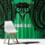 Personalised Moko Kauae New Zealand Window Curtain Maori Chin Tattoo Green - Polynesian Pride