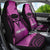 Personalised Moko Kauae New Zealand Car Seat Cover Maori Chin Tattoo Pink - Polynesian Pride