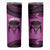 Personalised Moko Kauae New Zealand Skinny Tumbler Maori Chin Tattoo Pink - Polynesian Pride