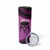 Personalised Moko Kauae New Zealand Skinny Tumbler Maori Chin Tattoo Pink - Polynesian Pride