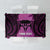 Personalised Moko Kauae New Zealand Tablecloth Maori Chin Tattoo Pink - Polynesian Pride