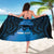 Personalised Moko Kauae New Zealand Sarong Maori Chin Tattoo Blue - Polynesian Pride