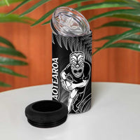New Zealand Silver Fern Rugby 4 in 1 Can Cooler Tumbler All Black Koru Maori