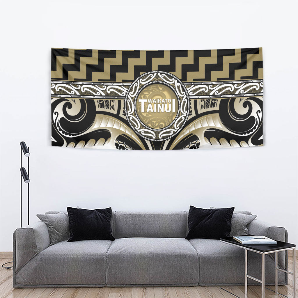 Aotearoa Waikato Tainui Tapestry Maori Iwi Poutama Puhoro Tattoo LT14 - Polynesian Pride