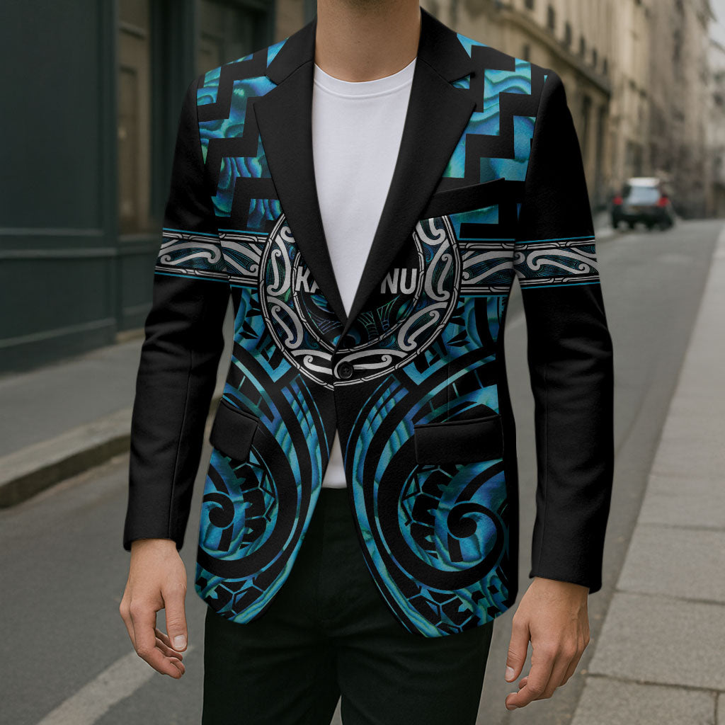 Aotearoa Ngati Kahungunu Personalised Blazer Maori Iwi Poutama Puhoro Tattoo LT14 - Polynesian Pride