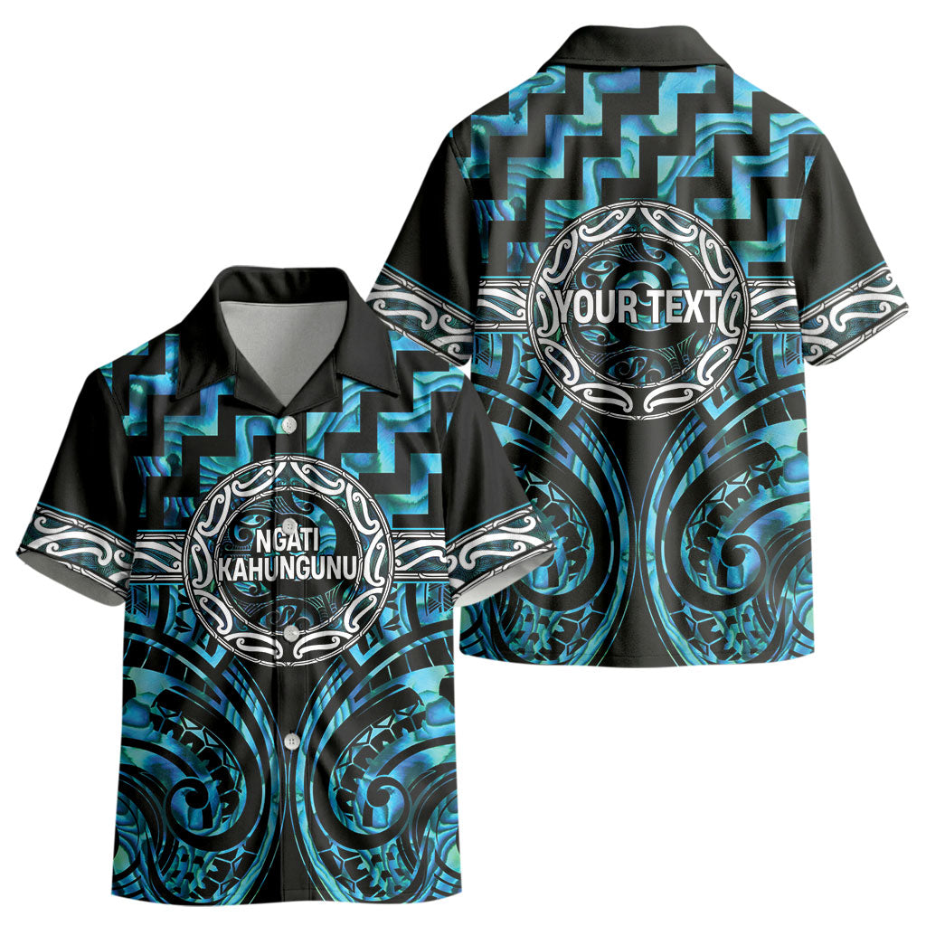 Aotearoa Ngati Kahungunu Personalised Kid Hawaiian Shirt Maori Iwi Poutama Puhoro Tattoo LT14 - Polynesian Pride