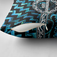 Aotearoa Ngati Kahungunu Pillow Cover Maori Iwi Poutama Puhoro Tattoo LT14 - Polynesian Pride
