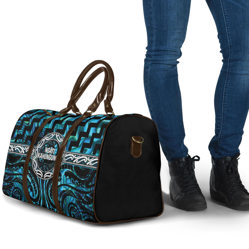 Aotearoa Ngati Kahungunu Travel Bag Maori Iwi Poutama Puhoro Tattoo LT14 - Polynesian Pride