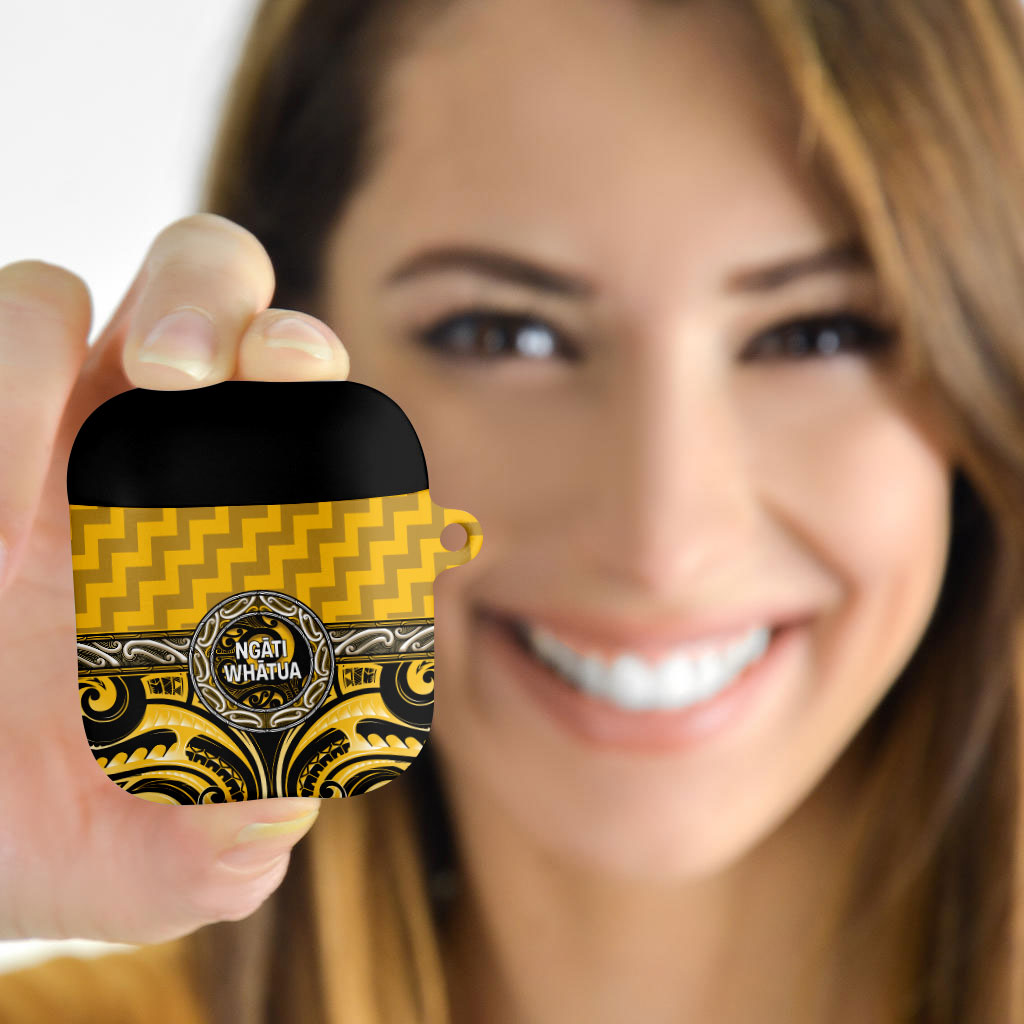 Aotearoa Ngati Whatua AirPods Case Maori Iwi Poutama Puhoro Tattoo LT14 - Polynesian Pride