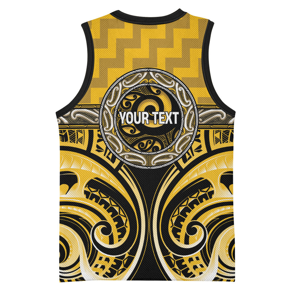 Aotearoa Ngati Whatua Personalised Basketball Jersey Maori Iwi Poutama Puhoro Tattoo LT14 - Polynesian Pride