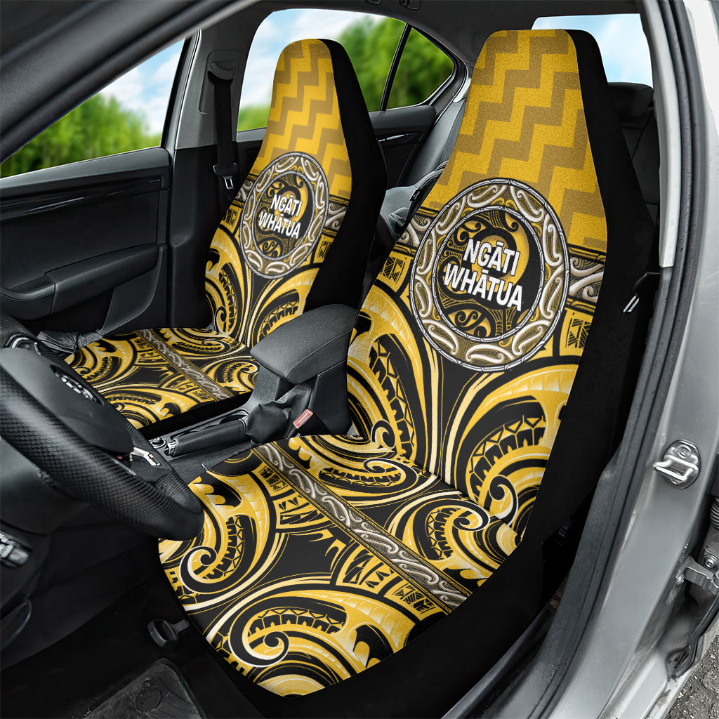 Aotearoa Ngati Whatua Car Seat Cover Maori Iwi Poutama Puhoro Tattoo LT14 - Polynesian Pride