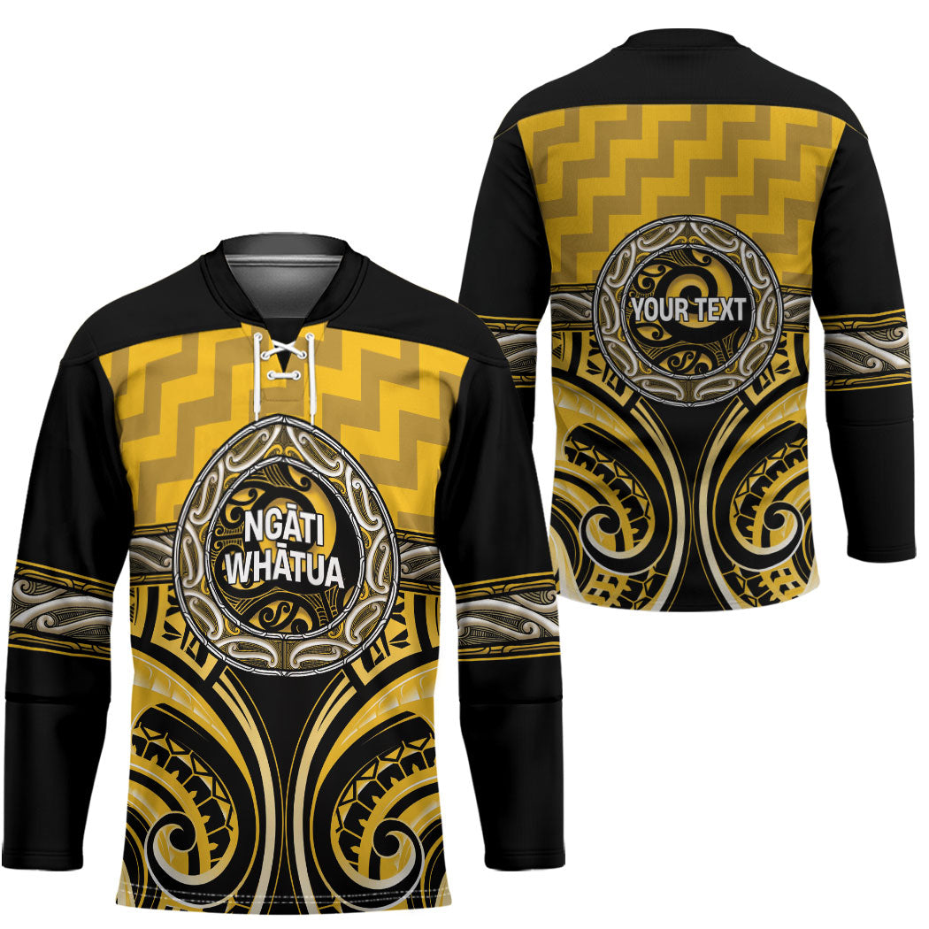 Aotearoa Ngati Whatua Personalised Hockey Jersey Maori Iwi Poutama Puhoro Tattoo LT14 - Polynesian Pride