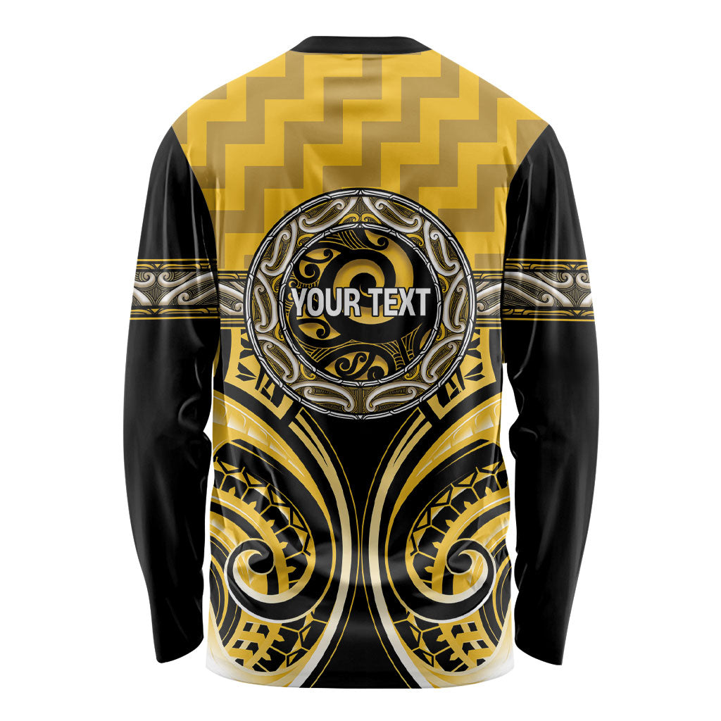 Aotearoa Ngati Whatua Personalised Long Sleeve Shirt Maori Iwi Poutama Puhoro Tattoo LT14 - Polynesian Pride