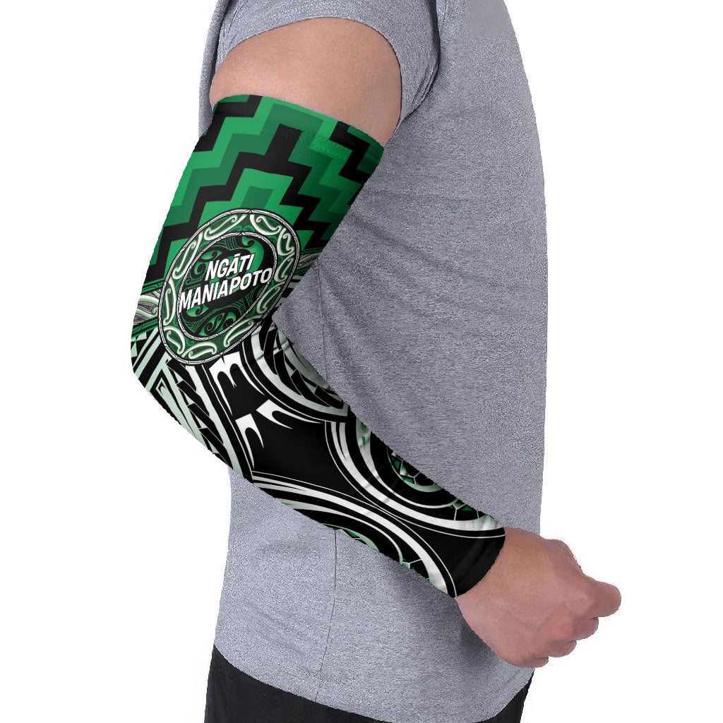 Aotearoa Ngati Maniapoto Personalised Arm Sleeves Maori Iwi Poutama Puhoro Tattoo LT14 - Polynesian Pride