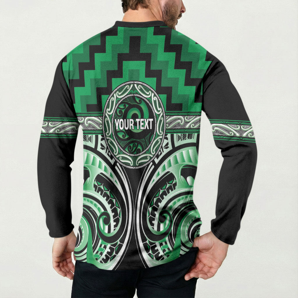 Aotearoa Ngati Maniapoto Personalised Button Sweatshirt Maori Iwi Poutama Puhoro Tattoo LT14 - Polynesian Pride