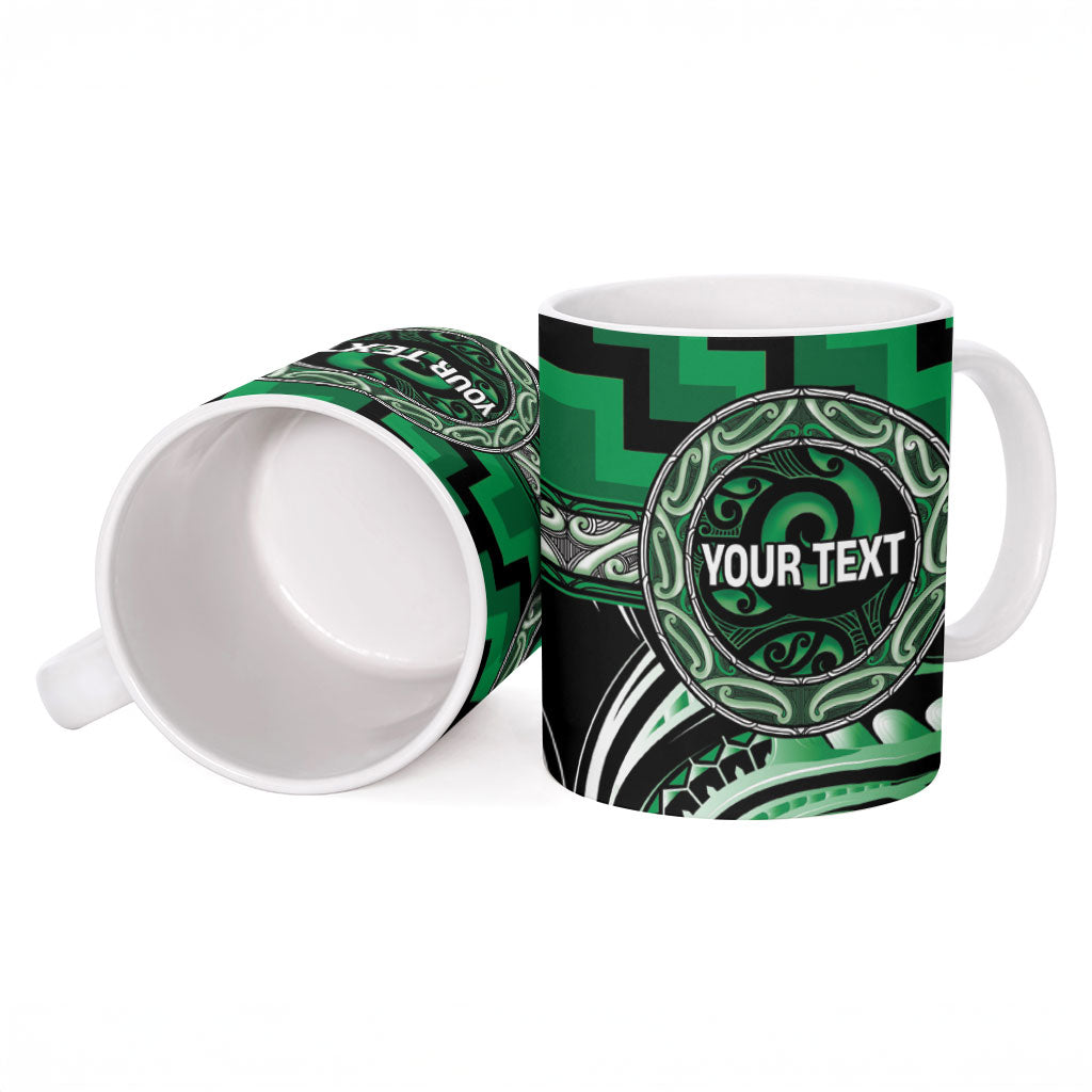 Aotearoa Ngati Maniapoto Personalised Ceramic Mug Maori Iwi Poutama Puhoro Tattoo LT14 - Polynesian Pride