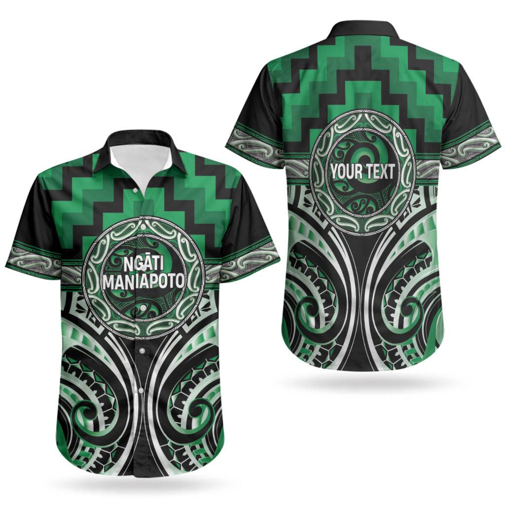 Aotearoa Ngati Maniapoto Personalised Couples Matching Long Sleeve Bodycon Dress and Hawaiian Shirt Maori Iwi Poutama Puhoro Tattoo LT14 - Polynesian Pride