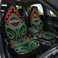 Aotearoa Ngai Tuhoe Car Seat Cover Maori Iwi Poutama Puhoro Tattoo LT14 One Size Green - Polynesian Pride