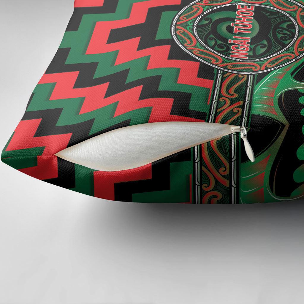 Aotearoa Ngai Tuhoe Pillow Cover Maori Iwi Poutama Puhoro Tattoo LT14 - Polynesian Pride