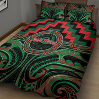 Aotearoa Ngai Tuhoe Quilt Bed Set Maori Iwi Poutama Puhoro Tattoo LT14 - Polynesian Pride