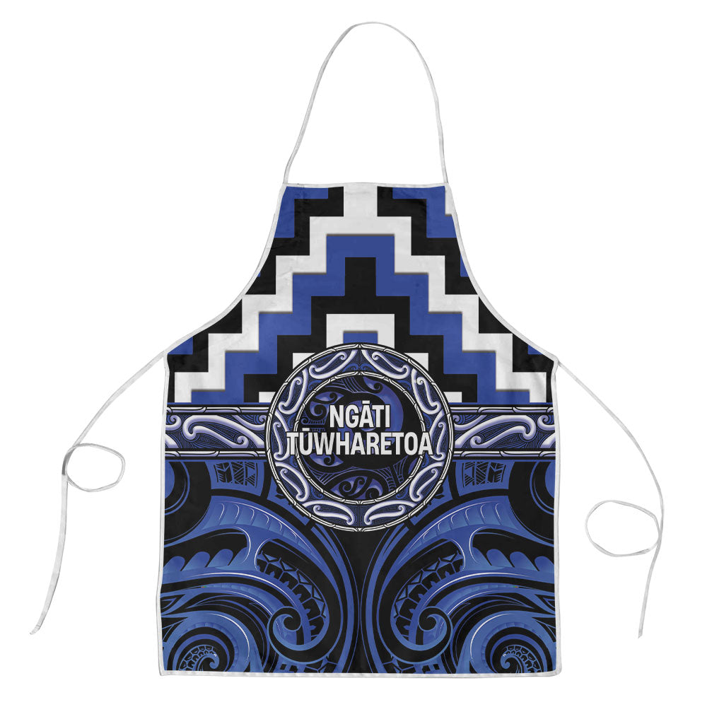 Aotearoa Ngati Tuwharetoa Apron Maori Iwi Poutama Puhoro Tattoo LT14 Blue - Polynesian Pride