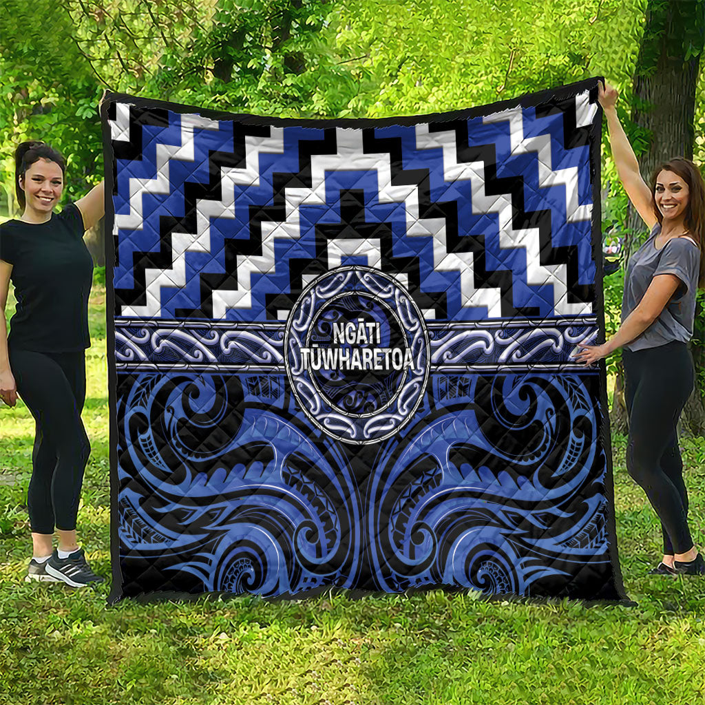 Aotearoa Ngati Tuwharetoa Quilt Maori Iwi Poutama Puhoro Tattoo LT14 - Polynesian Pride