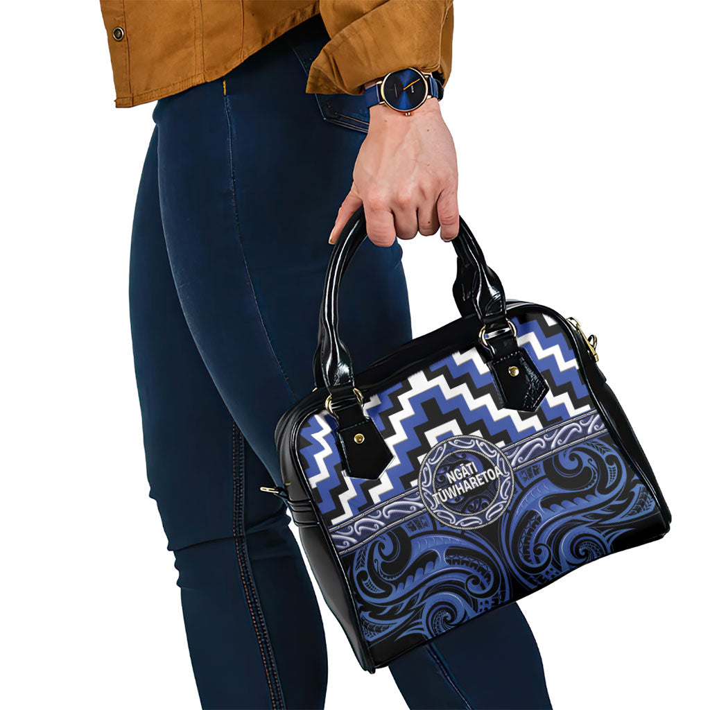 Aotearoa Ngati Tuwharetoa Shoulder Handbag Maori Iwi Poutama Puhoro Tattoo LT14 - Polynesian Pride