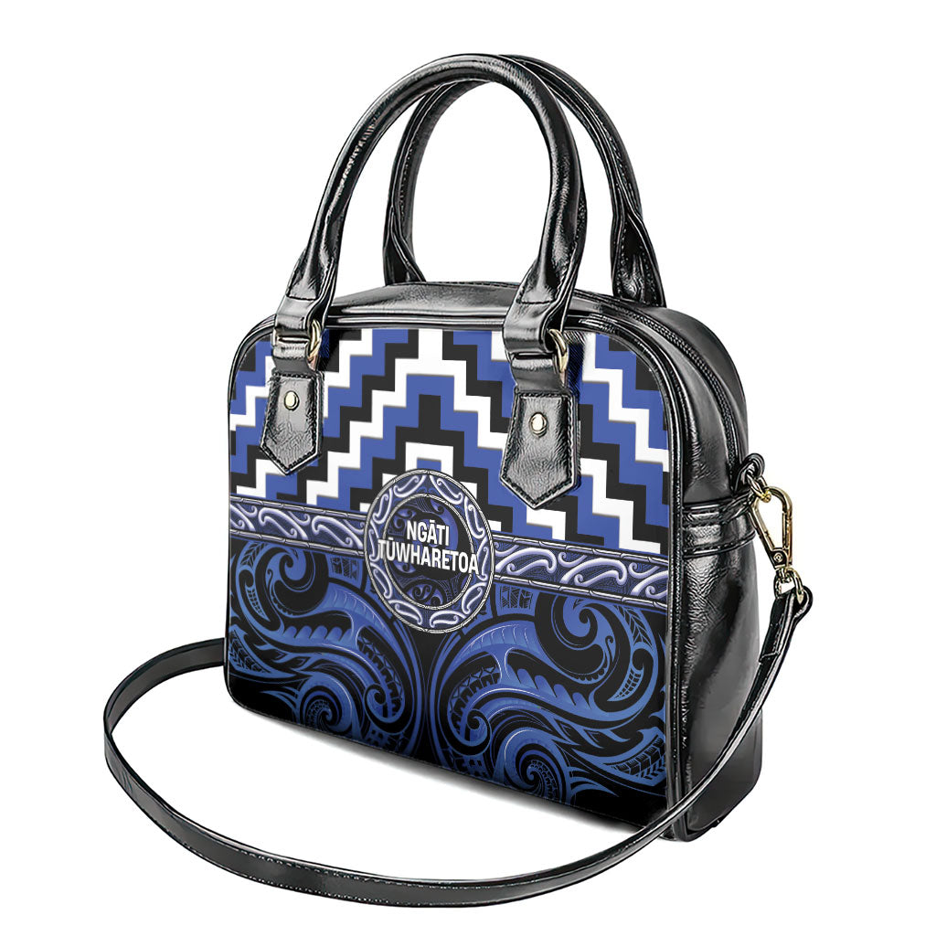 Aotearoa Ngati Tuwharetoa Shoulder Handbag Maori Iwi Poutama Puhoro Tattoo LT14 - Polynesian Pride