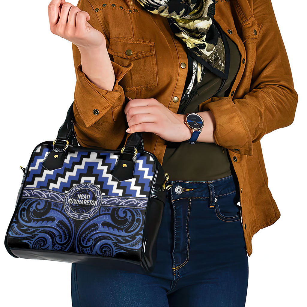 Aotearoa Ngati Tuwharetoa Shoulder Handbag Maori Iwi Poutama Puhoro Tattoo LT14 - Polynesian Pride