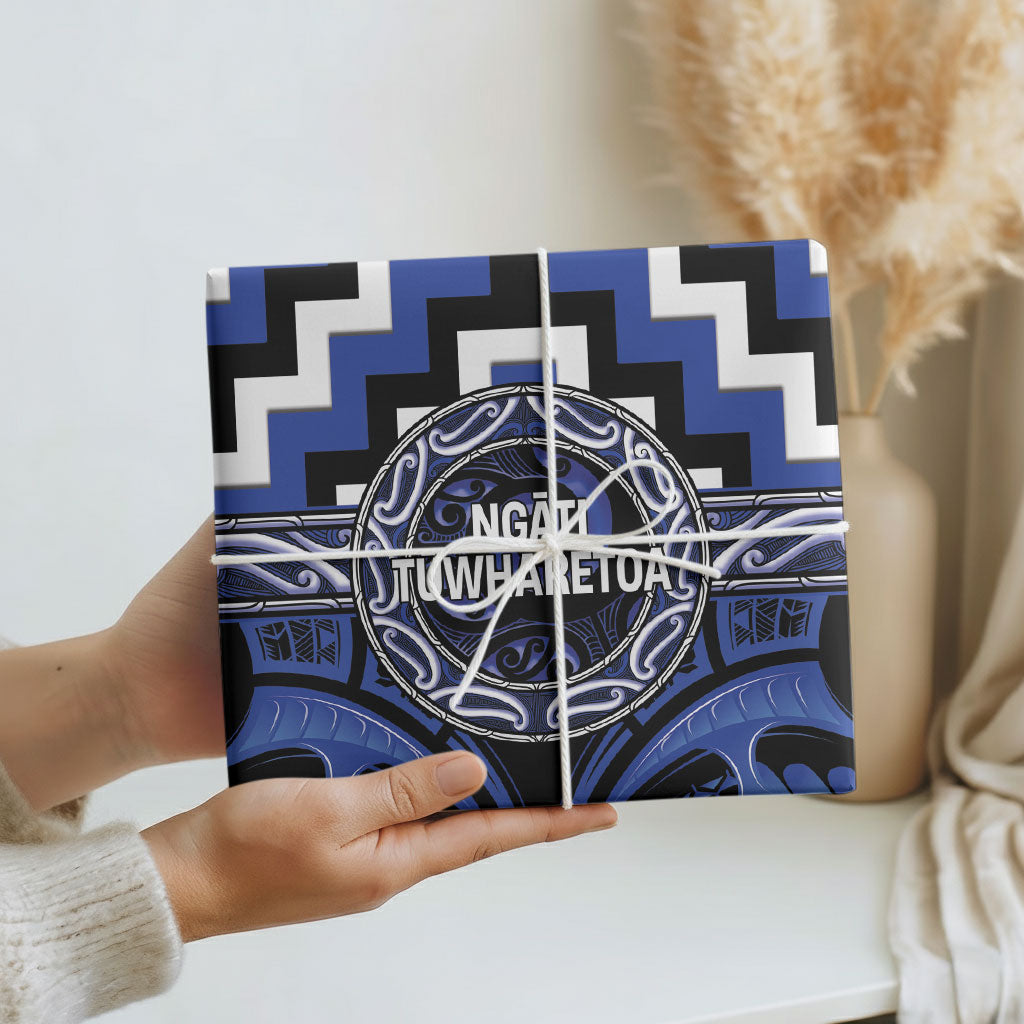 Aotearoa Ngati Tuwharetoa Wrapping Paper Maori Iwi Poutama Puhoro Tattoo LT14 - Polynesian Pride