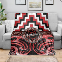 Aotearoa Te Arawa Blanket Maori Iwi Poutama Puhoro Tattoo LT14 - Polynesian Pride