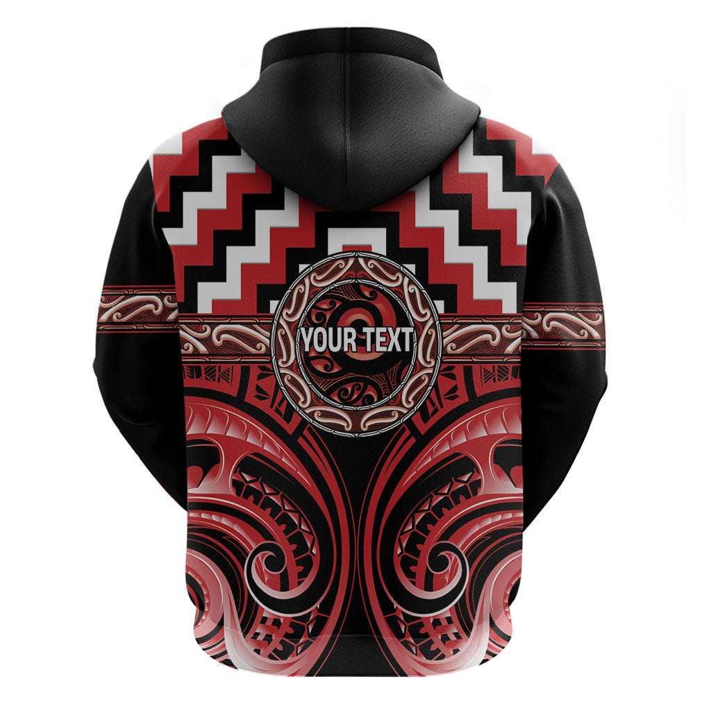 Aotearoa Te Arawa Personalised Hoodie Maori Iwi Poutama Puhoro Tattoo LT14 - Polynesian Pride