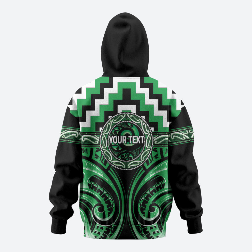 Aotearoa Ngai Tahu Personalised Zip Hoodie Maori Iwi Poutama Puhoro Tattoo LT14 - Polynesian Pride