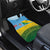 Personalised Malampa Fiji Day Car Mats 10 October Fijian Tapa Flag Style