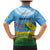 Personalised Malampa Fiji Day Family Matching Mermaid Dress and Hawaiian Shirt 10 October Fijian Tapa Flag Style