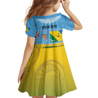 Personalised Malampa Fiji Day Family Matching Puletasi and Hawaiian Shirt 10 October Fijian Tapa Flag Style LT14 - Polynesian Pride