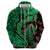 New Zealand Gecko Christmas Hoodie Meri Kirihimete Paua Shell Mix Pohutukawa