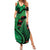 New Zealand Gecko Christmas Summer Maxi Dress Meri Kirihimete Paua Shell Mix Pohutukawa