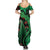 New Zealand Gecko Christmas Summer Maxi Dress Meri Kirihimete Paua Shell Mix Pohutukawa