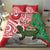 Personalised New Zealand Tuatara Christmas Bedding Set Meri Kirihimete Aotearoa Maori Mix Pohutukawa