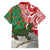 Personalised New Zealand Tuatara Christmas Hawaiian Shirt Meri Kirihimete Aotearoa Maori Mix Pohutukawa