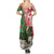 Personalised New Zealand Tuatara Christmas Summer Maxi Dress Meri Kirihimete Aotearoa Maori Mix Pohutukawa