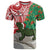 Personalised New Zealand Tuatara Christmas T Shirt Meri Kirihimete Aotearoa Maori Mix Pohutukawa