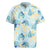 Pastel Cyan Tropical Hawaii Rugby Jersey Seamless Monstera Plumeria Hawaiian Pattern - Polynesian Pride