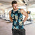 Dark Cyan Tropical Hawaii Men Tank Top Seamless Monstera Plumeria Hawaiian Pattern - Polynesian Pride