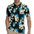 Dark Cyan Tropical Hawaii Rugby Jersey Seamless Monstera Plumeria Hawaiian Pattern - Polynesian Pride