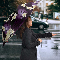 Purple Tropical Hawaii Umbrella Seamless Monstera Plumeria Hawaiian Pattern - Polynesian Pride