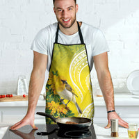 Hawaii Palila Mamane Apron Hawaiian Honeycreeper With Native Flower LT14 - Polynesian Pride