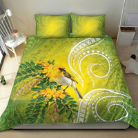 Hawaii Palila Mamane Bedding Set Hawaiian Honeycreeper With Native Flower LT14 - Polynesian Pride